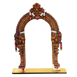 Traditional Temple Arch Cutout – Medium Size Standee